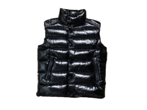 MONCLR GILET BASIC - BLACK