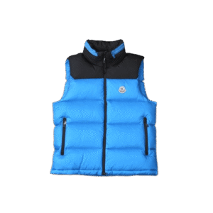 MONCLR GILET - BLACK/BLUE