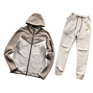 TECH FLEECE - BAIGE/WHITE