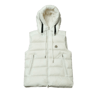 MONCLR GILET - WHITE 2